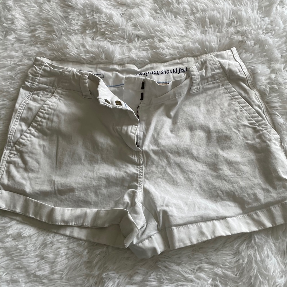 Vineyard Vines White Womens Cotton Shorts